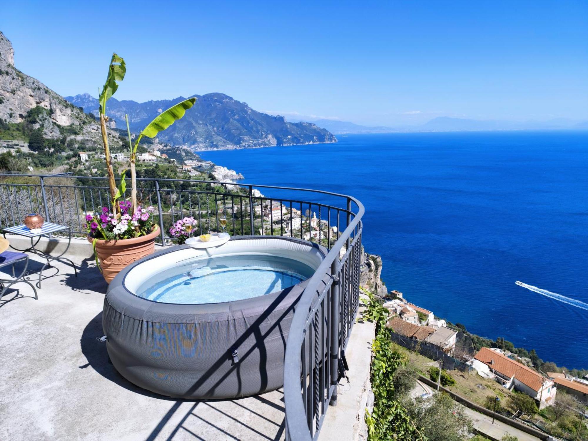 Villa Alba D'Amalfi - The Dawn One Step From The Heaven Eksteriør billede